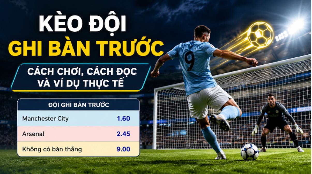 Kèo Đội Ghi Bàn Trước: Cách Chơi, Cách Đọc Và Ví Dụ Thực Tế