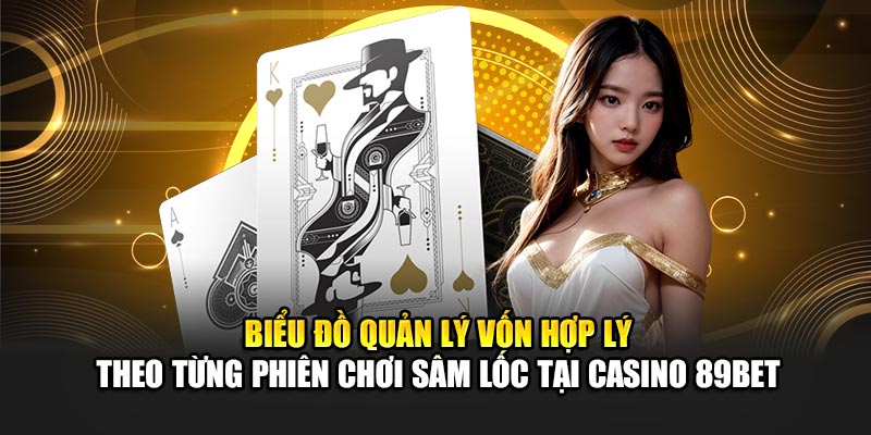 Biểu đồ quản lý vốn hợp lý theo từng phiên chơi Sâm Lốc tại casino 89Bet