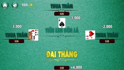 Cách tính điểm cụ thể trong Tiến lên đếm lá